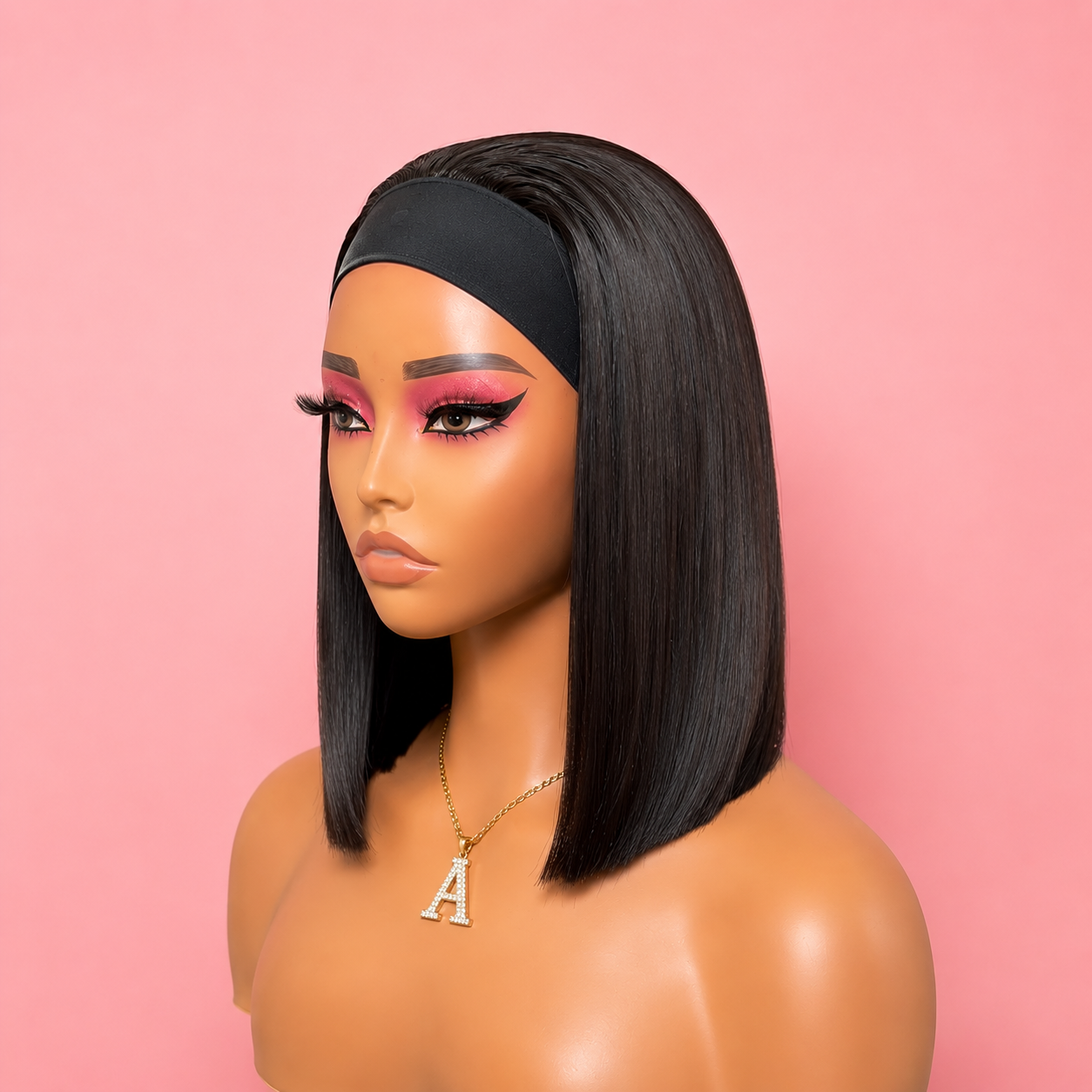 Straight Bob Headband Wig #2