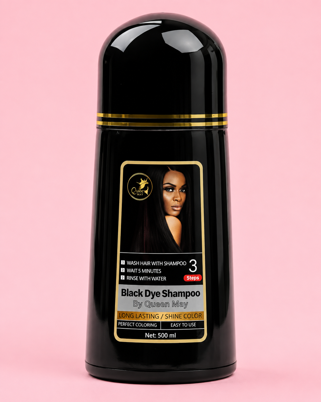 Queen May Black Dye Shampoo