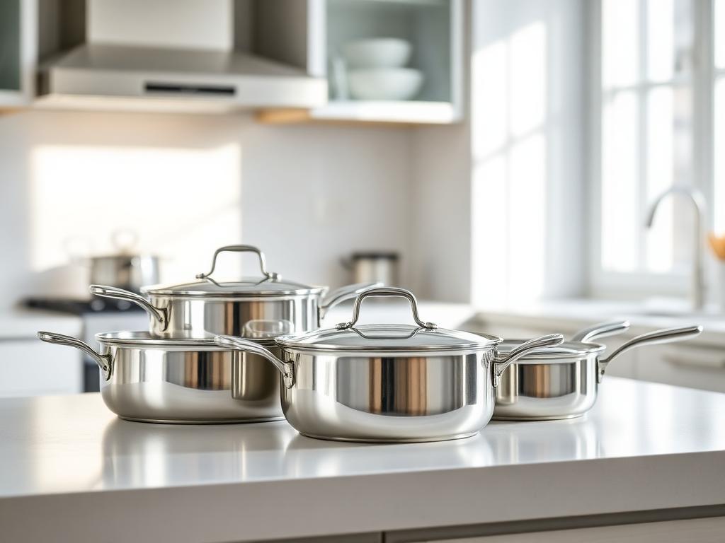 5-Piece Stainless Cookware Set