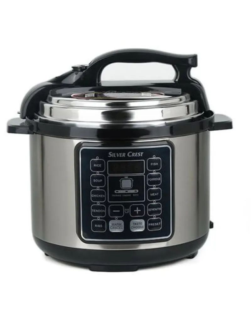 SILVER CREST Digital Non Stick Pressure Cooker Pot - 6Litres
