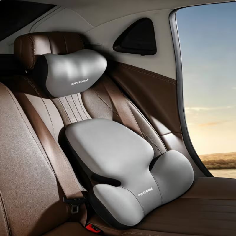 Car Headrest And Lumbar Support