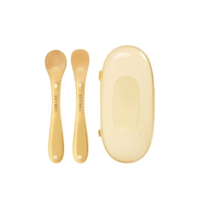 Baby Silicone Feeding Spoon