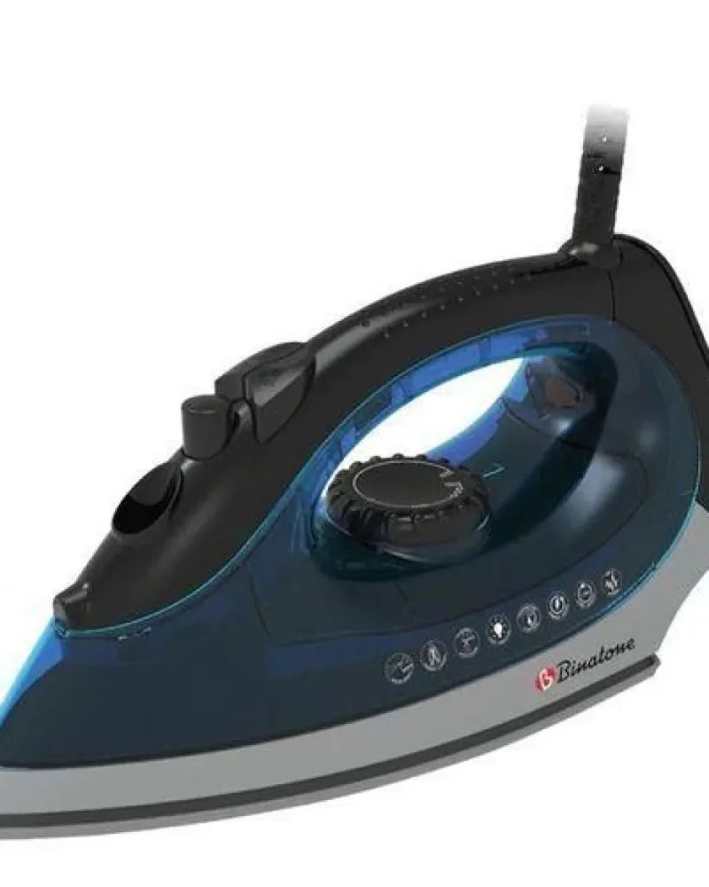 Binatone Smooth Gliding Steam Iron (SI-1830) - Navy Blue + 2 Years Warranty